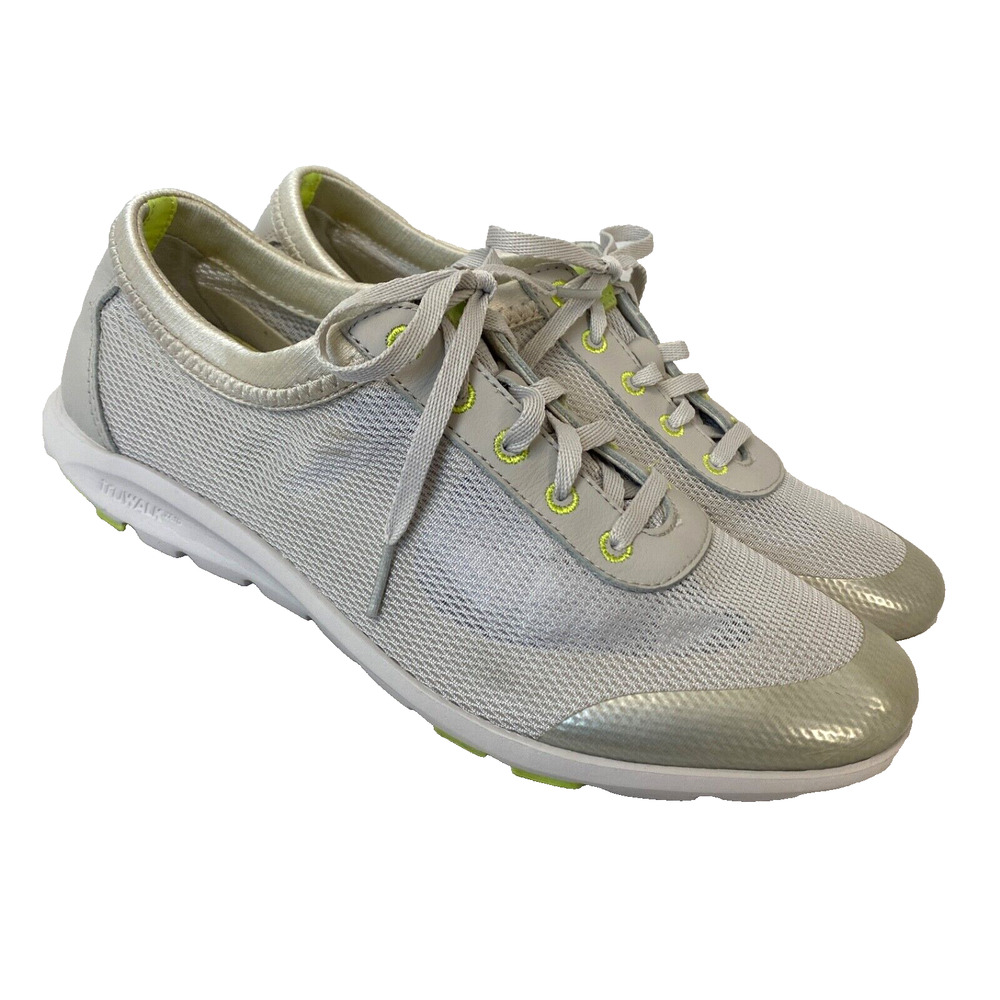 Rockport Womens 8.5 Truwalk Zero‎ II Wingtip Mesh Shoe Sneaker Walking Gray